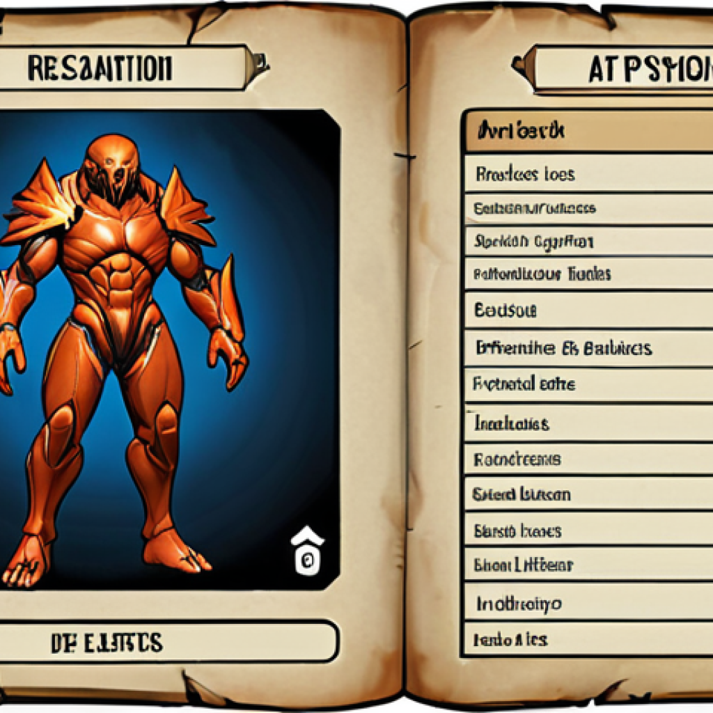 **

A character sheet breakdown. Focus on Attack (ATK), Defense (DEF), HP, Reality DEF, and Mental DEF stats. Show the evolution of stats through leveling, ascension, and Psychube equipment. Include example icons for each stat. The layout should be clean and informative, like a game tutorial screen.

**