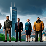 **

"A group of diverse, fully clothed "Reverse: 1999" characters standing heroically in front of a stylized Warsaw cityscape. The characters are in appropriate attire and represent different factions (Wilderness, Vanguard, Scholars, Manus Vindictae) with each showcasing their unique abilities. The scene has dynamic lighting, suggesting a call to action. Safe for work, appropriate content, family-friendly, professional artwork, perfect anatomy, correct proportions, well-formed hands, proper finger count, natural body proportions, high quality."

**